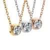 22788882787_1493658876.jpg Stainless Steel Round Zirconia Necklace 632032482596