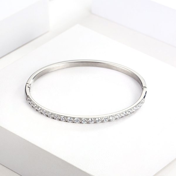 23331501855_1493658876.jpg Stainless Steel Rhinestone Bangle 633893355419