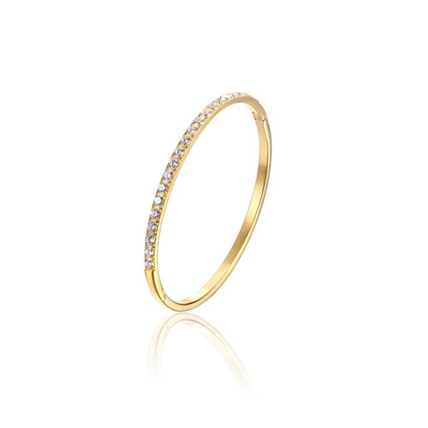 23416858076_1493658876.jpg Stainless Steel Rhinestone Bangle 633893355419