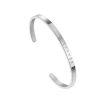 Stainless Steel Engraved Open Bangle 564299179065