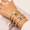 O1CN0103MomR25wjbqiNRT6_3529117591-0-cib.jpg Stainless Steel Zirconia Bangle 761645318478