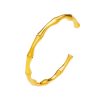 Stainless Steel Bamboo Open Bangle 724780767503