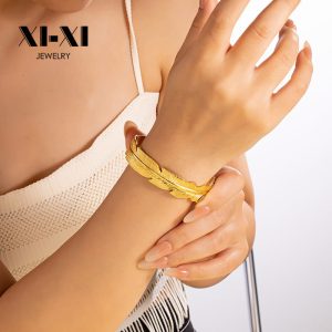 Stainless Steel C Shaped Bangle 965535887080