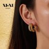 O1CN0109jlo925wjblUGVRA_3529117591-0-cib.jpg Stainless Steel Twist Rhinestone Earrings 724407180677