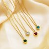 O1CN010CKAgH25wjUlm4YOy_3529117591-0-cib.jpg Stainless Steel Zirconia Heart Necklace 799437633464