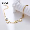 O1CN010LzIjv25wjbkMFWxf_3529117591-0-cib.jpg Stainless Steel Coin Layered Bracelet 757233932704