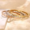 O1CN010MN4Vl25wjg1hyae0_3529117591-0-cib.jpg Stainless Steel Honeycomb Bangle 652655863104