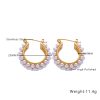 O1CN010PcUER25wjRfxsNmo_3529117591-0-cib.jpg Stainless Steel Pearl Hoop Earrings 756784087822