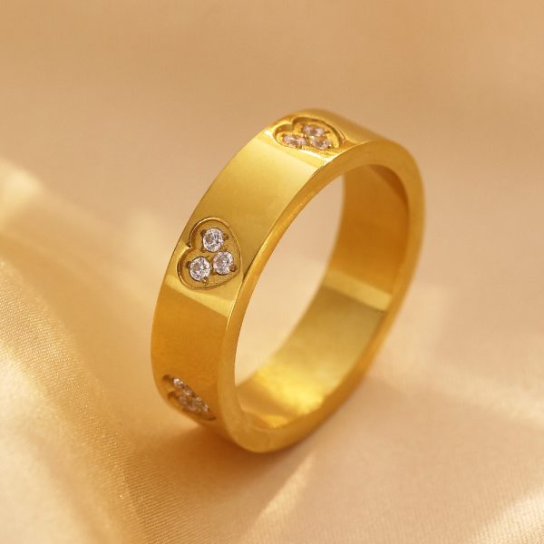 O1CN010Z4VWE25wjcjQjxRQ_3529117591-0-cib.jpg Stainless Steel Clover Zirconia Ring 973279758238