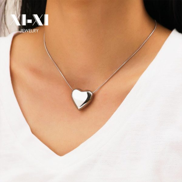 O1CN010at42925wjbq1ykux_3529117591-0-cib.jpg Stainless Steel Heart Necklace 824407432842