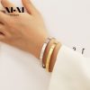 O1CN010kykFG25wjbk9nSaX_3529117591-0-cib.jpg Stainless Steel Grid Bangle 799085921997
