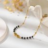 O1CN0112DJz325wjZaAQEhz_3529117591-0-cib.jpg Stainless Steel Bead Adjustable Bracelet 894077475610
