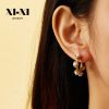 O1CN011LT2tY25wjblWsZxS_3529117591-0-cib.jpg Stainless Steel Pearl Chain Earrings 735318253583