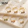 O1CN011LoKHo25wjbrjRF1a_3529117591-0-cib.jpg Stainless Steel Bow Ring 895623860902