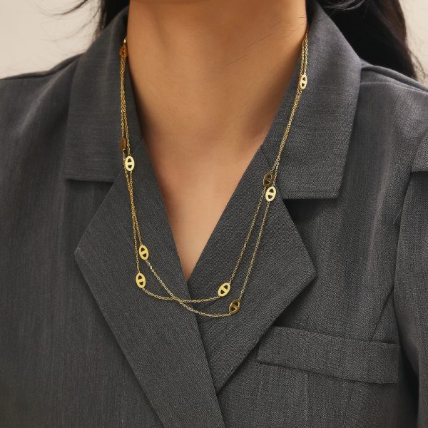 O1CN011W3tNV25wjUooC3a6_3529117591-0-cib.jpg Stainless Steel Pig Nose Necklace 800947997762