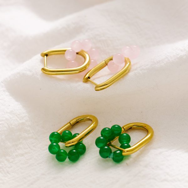 O1CN011XxqKR25wjRgbrBqg_3529117591-0-cib.jpg Stainless Steel Enamel Geometric Earrings 756769531479