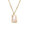 O1CN011ahzNr25wjVCj2GPG_3529117591-0-cib.jpg Stainless Steel Mother of Pearl Necklace 809531176538