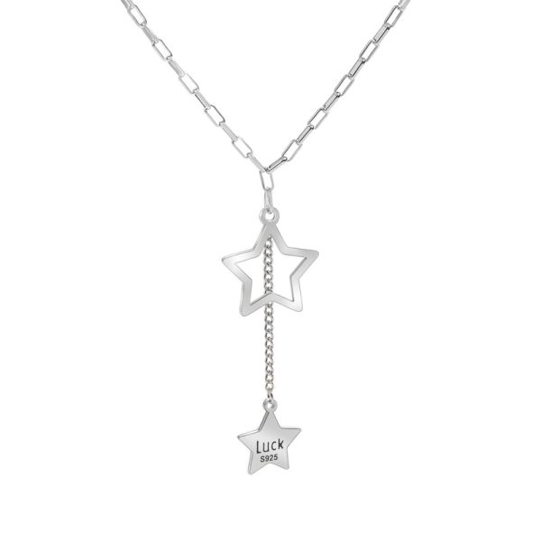 O1CN011mZVHj25wjE2zaAqw_3529117591-0-cib.jpg Stainless Steel Star Letter Necklace 650480219302