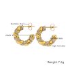 O1CN011p7bJG25wjSByzy7l_3529117591-0-cib.jpg Stainless Steel Curved Zirconia Earrings 764653590602