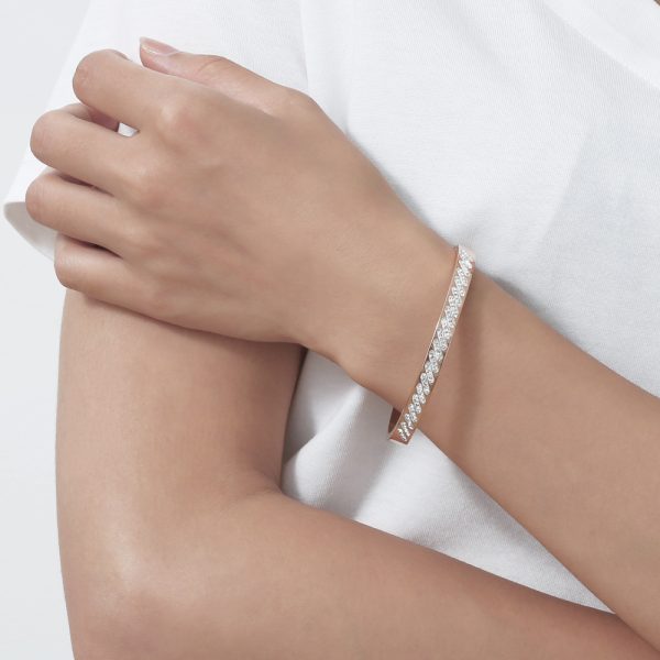 Stainless Steel Pave Bangle 920427128678