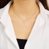 O1CN012LQ6qN25wjRQ6SMl5_3529117591-0-cib.jpg Stainless Steel Zirconia Double Layer Necklace 754852880311
