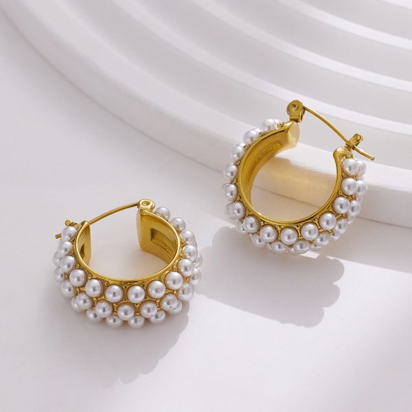 O1CN012O0hFs25wjRcneXM1_3529117591-0-cib.jpg Stainless Steel Pearl Hoop Earrings 756784087822