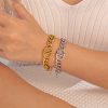 O1CN012Qqv7s25wje6z0OrN_3529117591-0-cib.jpg Stainless Steel Letter Chain Bracelet 1003356060894