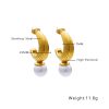 O1CN012VH99M25wjRfcsZsm_3529117591-0-cib.jpg Stainless Steel Pearl Hoop Earrings 756784087822