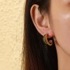 O1CN012ZcIvr25wjSOa9QsJ_3529117591-0-cib.jpg Stainless Steel Curved Zirconia Earrings 764653590602