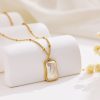 O1CN012gqqLU25wjVEDDE7L_3529117591-0-cib.jpg Stainless Steel Mother of Pearl Necklace 809531176538