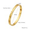 O1CN0131a6pQ25wjbsnLgZW_3529117591-0-cib.jpg Stainless Steel Irregular Zirconia Bangle 747296879314