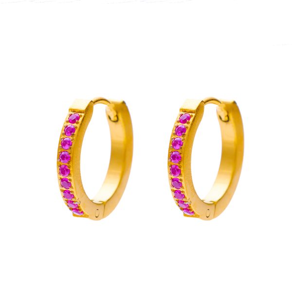 O1CN0136B7CB25wjRV3R9NM_3529117591-0-cib.jpg Stainless Steel Single Row Hoop Earrings 756984502528