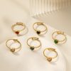 O1CN013UFTlI25wjg1BUCPk_3529117591-0-cib.jpg Stainless Steel Heart Open Ring 1052753641152