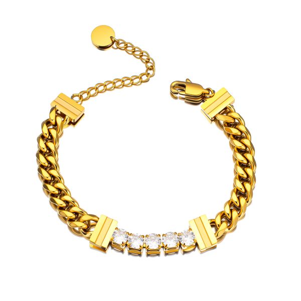 O1CN013Wk6pU25wje5dwE2I_3529117591-0-cib.jpg Stainless Steel Matte Cuban Bracelet 1003165808524