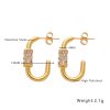 O1CN013aMffp25wjNxqwo0n_3529117591-0-cib-3.jpg Stainless Steel Rhinestone Crescent Earrings 724369464612