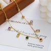 O1CN013eTtr925wjU41ilxI_3529117591-0-cib.jpg Stainless Steel Zirconia Chain Bracelet 778681930723