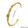 O1CN013yIaoC25wjd34LHht_3529117591-0-cib.jpg Stainless Steel Irregular Open Bangle 982715224614