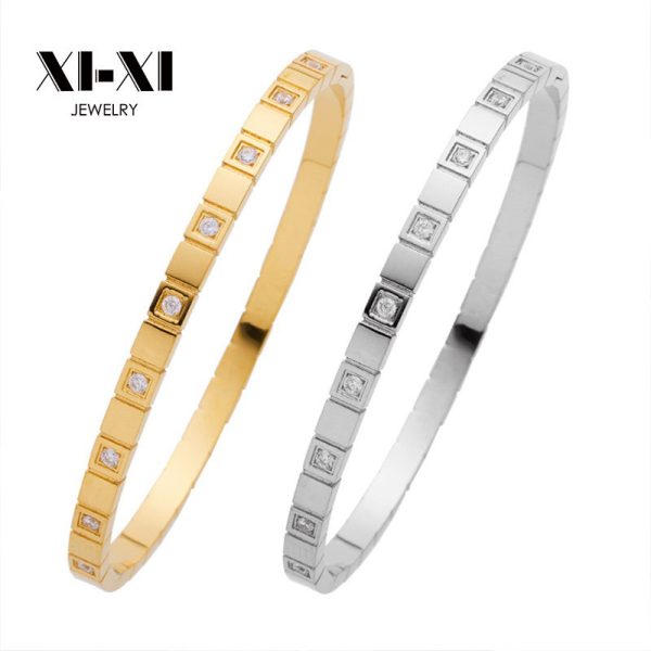 O1CN0140jvGp25wjbkYFz05_3529117591-0-cib.jpg Stainless Steel Rhinestone Bangle 692307657250