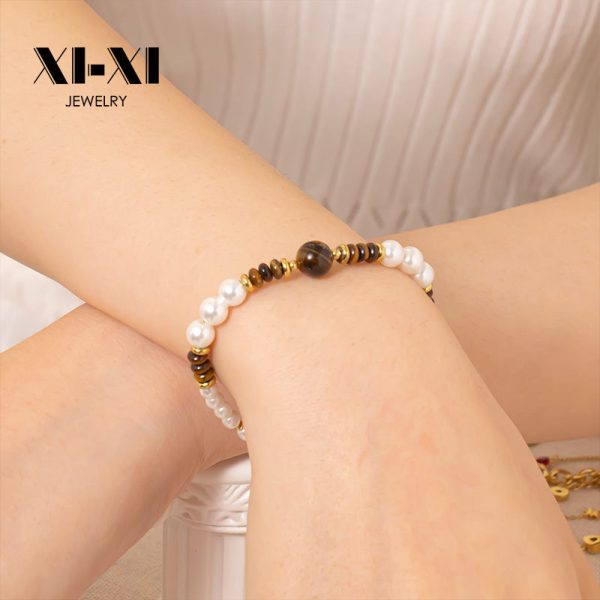 Stainless Steel Tigers Eye Bracelet 919099043115