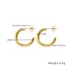 O1CN014ZRkDu25wjS4QV5rP_3529117591-0-cib.jpg Stainless Steel Triple Layer Earrings 761898625006