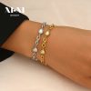 O1CN014aby6A25wjbpPgSEv_3529117591-0-cib.jpg Stainless Steel Crystal Bracelet 915696923164
