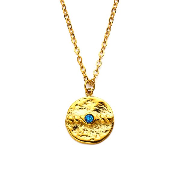 O1CN014bFx1L25wjQkVtofs_3529117591-0-cib.jpg Stainless Steel Round Evil Eye Necklace 747564313777