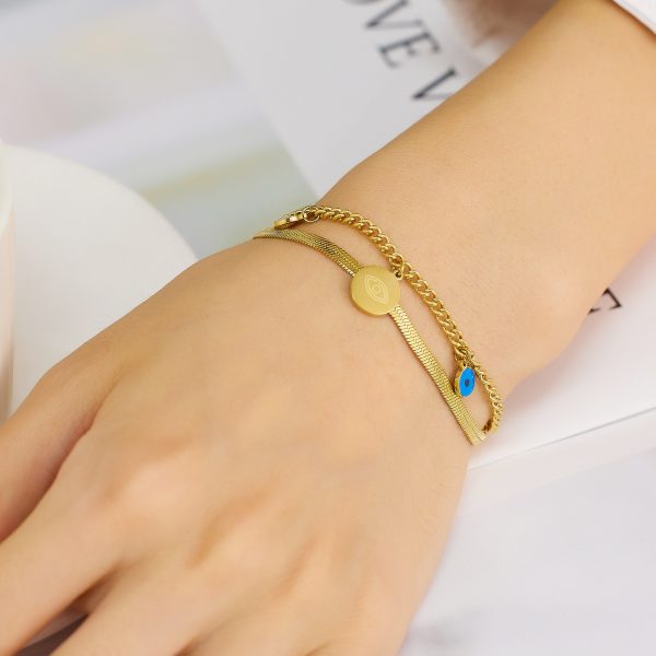O1CN015BAfeh25wjRfIVYGz_3529117591-0-cib.jpg Stainless Steel Coin Layered Bracelet 757233932704