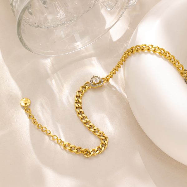 O1CN015Bi45R25wjboIjSdB_3529117591-0-cib.jpg Stainless Steel Single Stone Cuban Bracelet 919771552727