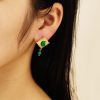 O1CN015HY5nk25wjRf5q1bn_3529117591-0-cib.jpg Stainless Steel Clover Shell Earrings 756940769071