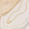 O1CN015XjF5C25wjVtWUBMM_3529117591-0-cib.jpg Stainless Steel Mother of Pearl Heart Shaped Necklace 822314910983