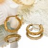 O1CN015gRIyR25wjUz3RCqe_3529117591-0-cib.jpg Stainless Steel Textured Huggie Earrings 806113016766
