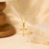 O1CN015nDArP25wjZWJ8GQI_3529117591-0-cib.jpg Stainless Steel Rhinestone Cross Necklace 893351063749