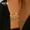 O1CN015w89t725wjblBDsTq_3529117591-0-cib.jpg Stainless Steel Teardrop Zirconia Bracelet 924007036026