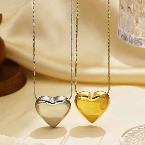 O1CN015wpj9R25wjW1HdgOy_3529117591-0-cib.jpg Stainless Steel Heart Necklace 824407432842